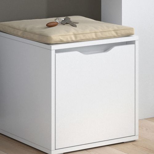 Banc Pour Chaussures Ruben 34280 Blanc 40x40.6cm