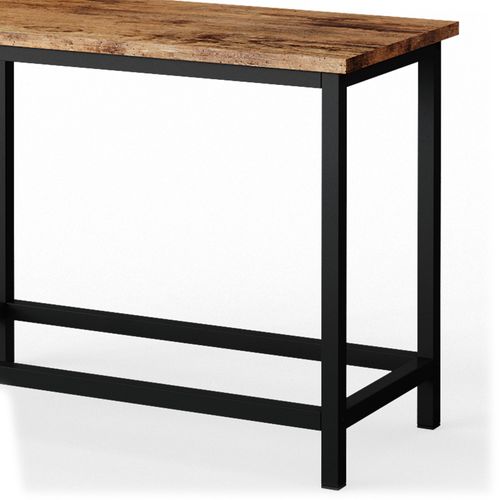 Banc Fyrk 34137 Bois Antique 60cm Pour Table De Maquillage