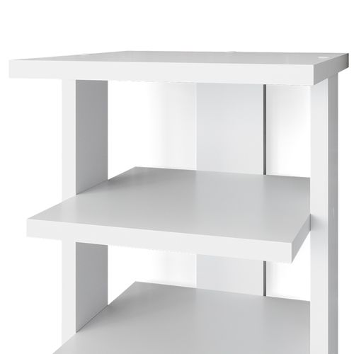 Armoire à Chaussures Sara 34358 Blanc 26.7x110cm