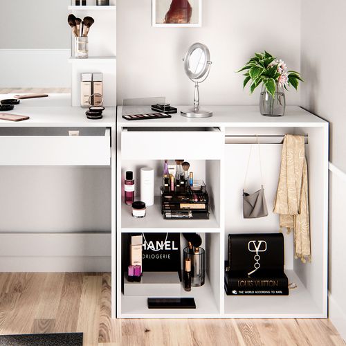 Armoire Dappoint Isabelle 34430 Blanc 80.1x75cm