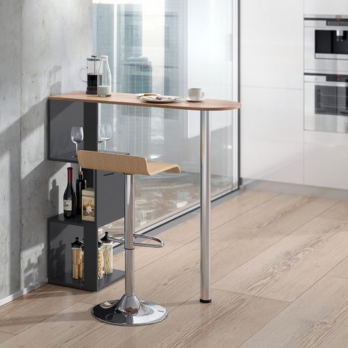 Table De Bar Vincent 34474 Chêne De Force Doré 113x39.8cm