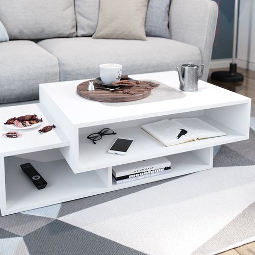 Table Basse Bari 34494 Blanc 105x60cm
