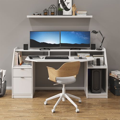 Bureau Joel 34582 Blanc 179.8x65.5cm