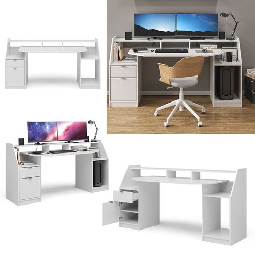 Bureau Joel 34582 Blanc 179.8x65.5cm