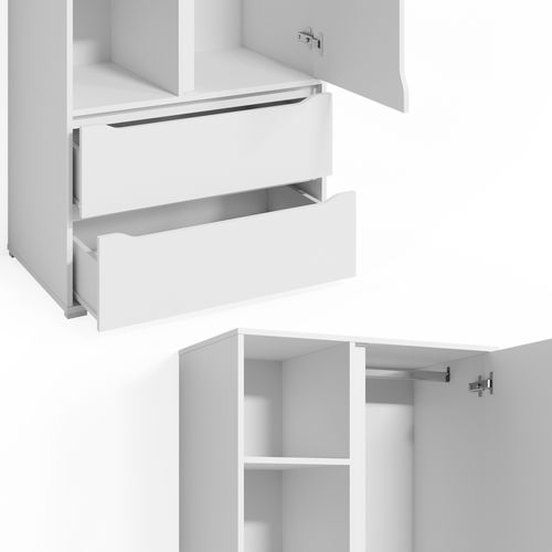 Armoire Ruben 34592 Blanc 80x189.9cm