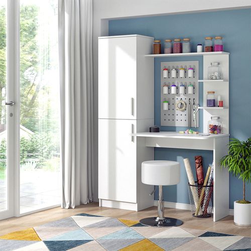 Bureau Tessa 34423 Blanc 122.9x52cm