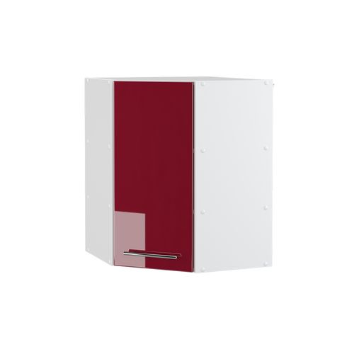Elément Haut De Cuisine Fame-line 34805 Rouge Bordeaux Haute Brillance 57cm