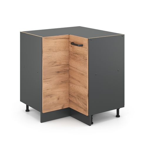 Meuble Dangle R-line, Chêne De Force Doré, 75.6cm