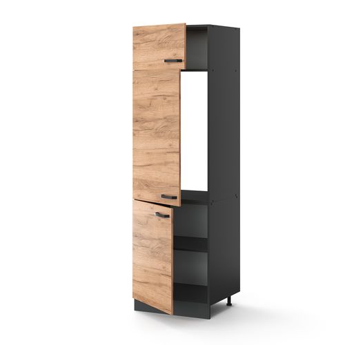 Armoire Pour Frigo R-line 34901 Chêne De Force Doré 60cm