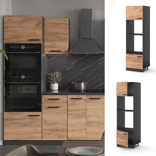 Armoire Micro-ondes R-line 34902 Chêne De Force Doré 60cm