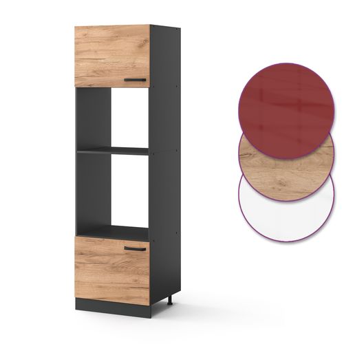 Armoire Micro-ondes R-line 34902 Chêne De Force Doré 60cm