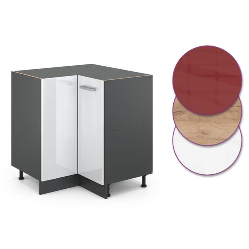 Meuble Dangle R-line 34908 Blanc Haute Brillance 75.6cm Sans Pt