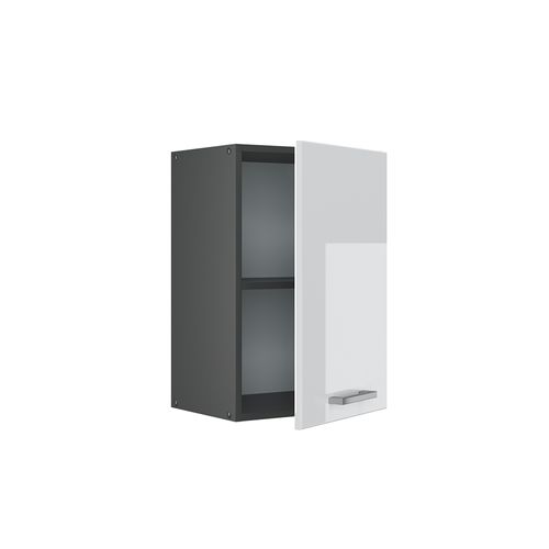 Elément Haut De Cuisine R-line 34911 Blanc Haute Brillance 40cm