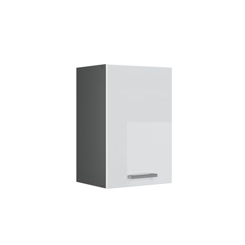 Elément Haut De Cuisine R-line 34911 Blanc Haute Brillance 40cm