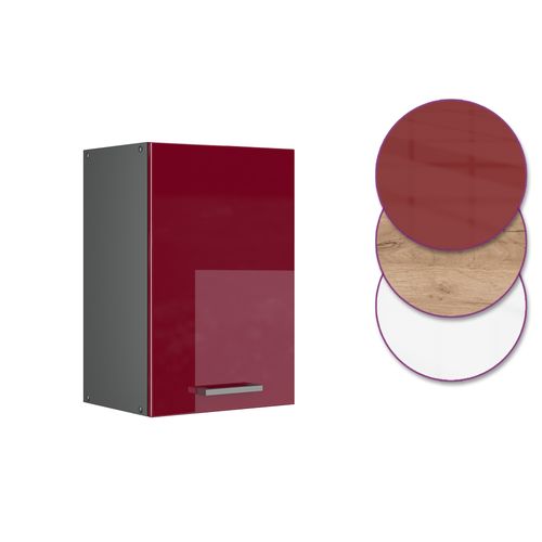Elément Haut De Cuisine R-line 34926 Rouge Brillant 40cm