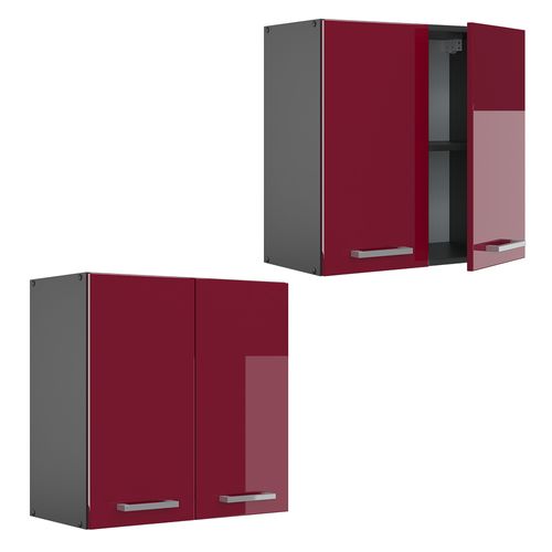 Elément Haut De Cuisine R-line 34927 Rouge Brillant 60cm