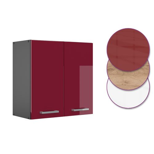 Elément Haut De Cuisine R-line 34927 Rouge Brillant 60cm