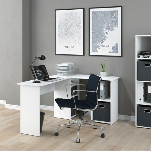 Bureau Dangle Carlo 34832 Blanc 136x112cm