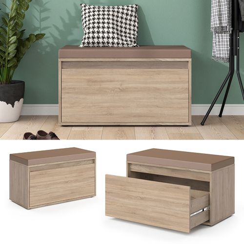 Banc Pour Chaussures Iker 35913 Sonoma 80x45cm