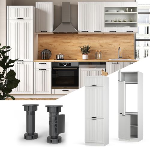 Armoire Pour Frigo Fame-line 36043 Blanc Campagne 60cm