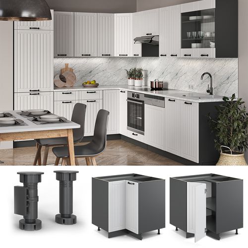 Meuble Dangle Fame-line 36055 Blanc Campagne 80.5cm Sans Pt