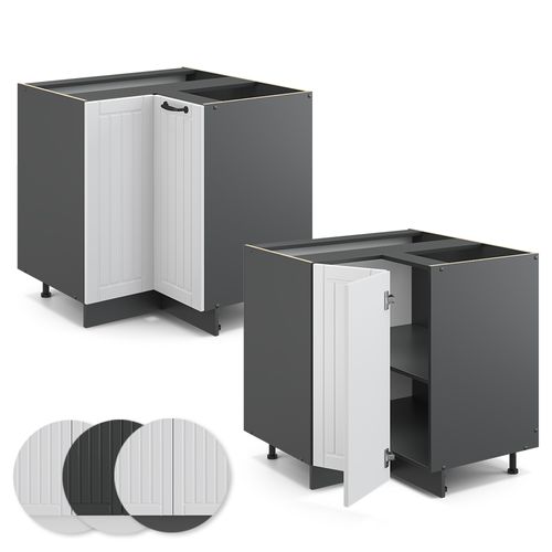 Meuble Dangle Fame-line 36055 Blanc Campagne 80.5cm Sans Pt