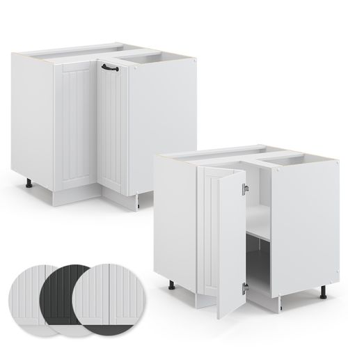 Meuble Dangle Fame-line 36020 Blanc Campagne 80.5cm Sans Pt