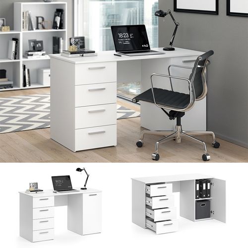 Bureau Nico 35924 Blanc 137x60cm