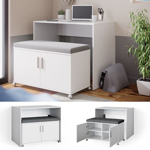 Bureau Flona 35923 Blanc 93.2 Cm