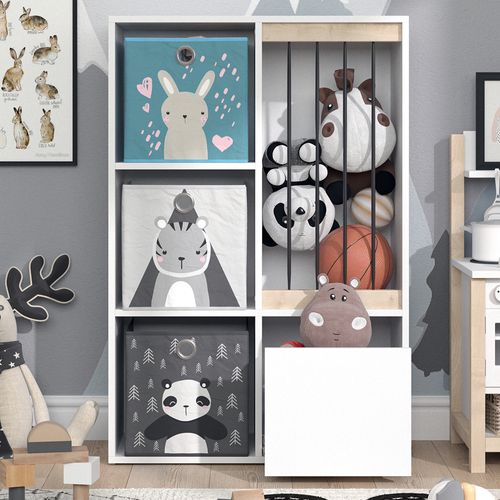 Bibliothèque Enfant Luigi 35995 Blanc 29.2x107.8cm