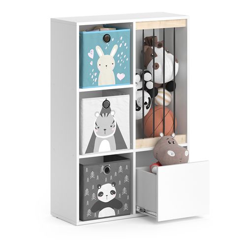 Bibliothèque Enfant Luigi 35995 Blanc 29.2x107.8cm