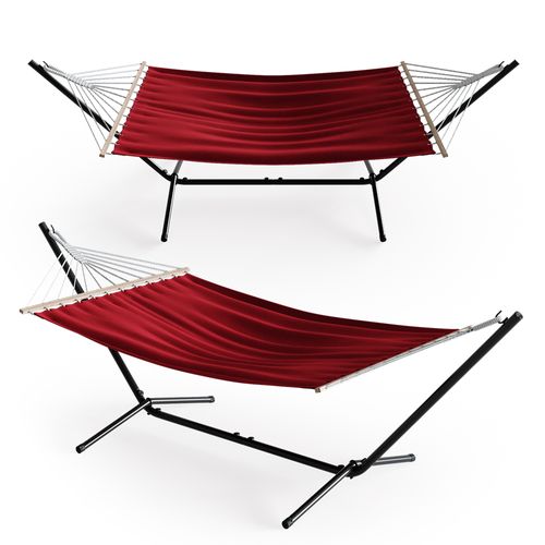 Hamac  34620 Rouge 190x120cm Châssis Métallique