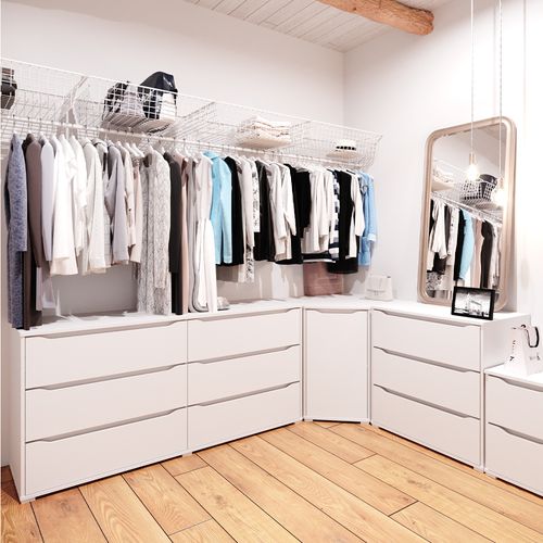 Commode Avec Tiroirs Ruben 34641 Blanc 48x77.6cm