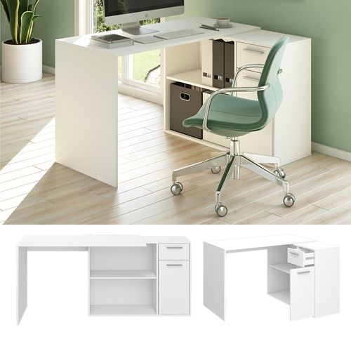 Bureau Dangle Robin 36192 Blanc 120x60cm
