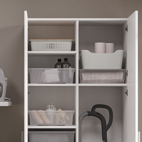 Étagère à Dossiers Ingo 36454 Blanc 80x182.4cm Avec Tiroir