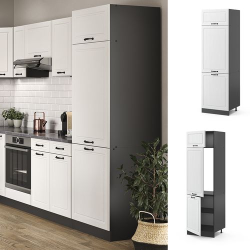 Armoire Pour Frigo R-line 36588 Blanc Campagne 60cm