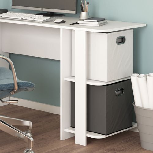 Bureau Dangle Nikita 36537 Blanc 140x140cm