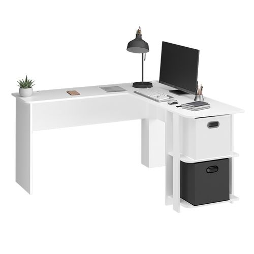 Bureau Dangle Nikita 36537 Blanc 140x140cm