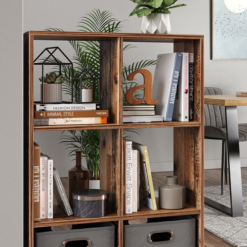 Meuble De Rangement Cube  36555 Bois Antique 72x107.8cm