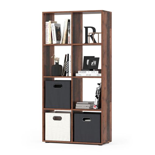 Meuble De Rangement Cube Scutum 36556 Bois Antique 143x72cm