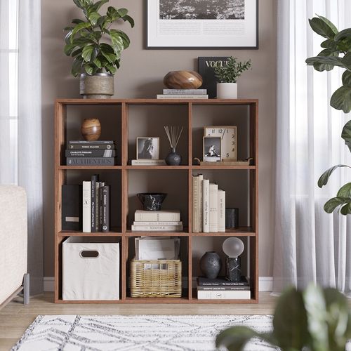 Meuble De Rangement Cube Nove 36557 Bois Antique 104x108cm