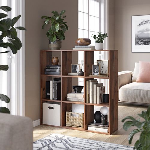 Meuble De Rangement Cube Nove 36557 Bois Antique 104x108cm