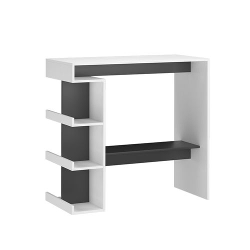 Table De Bar Dana 36636 Blanc 108x50cm