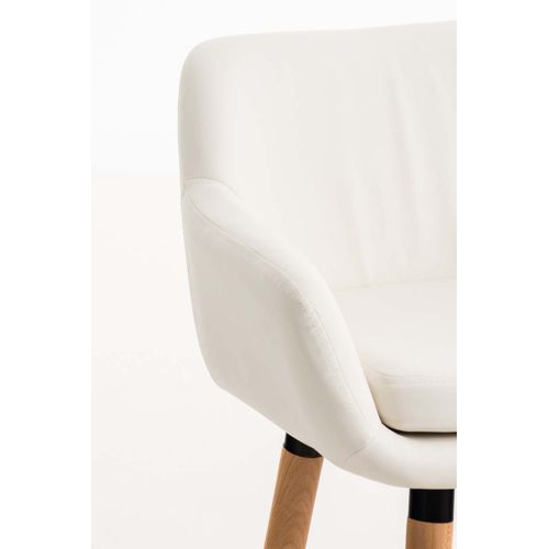 Lot De 2 Tabourets De Bar Grant En Similicuir Blanc