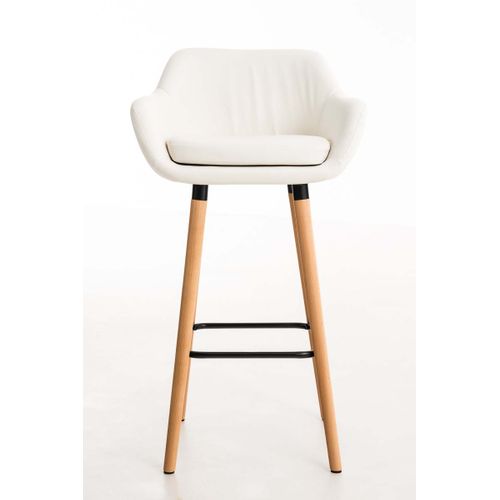 Lot De 2 Tabourets De Bar Grant En Similicuir Blanc
