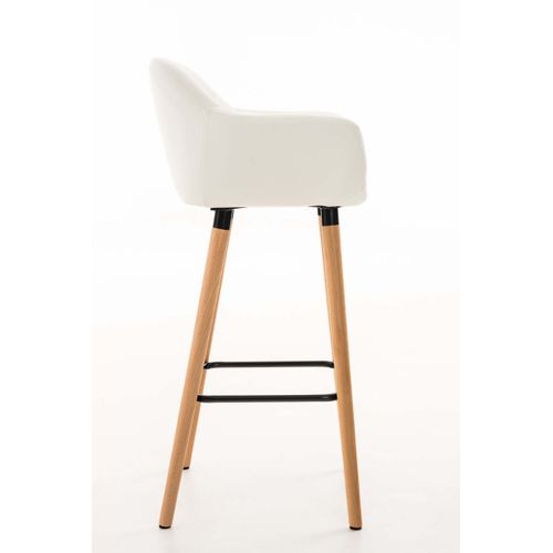 Lot De 2 Tabourets De Bar Grant En Similicuir Blanc