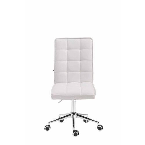 Chaise De Travail Peking V2 Similicuir Blanc