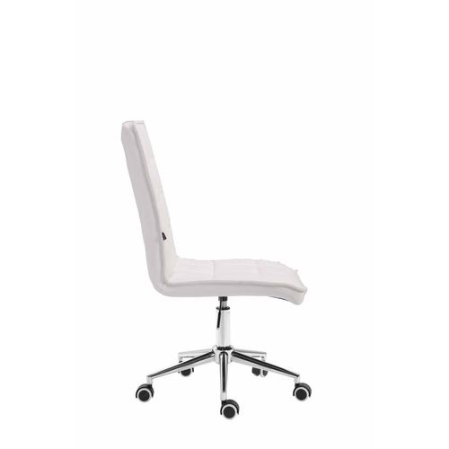 Chaise De Travail Peking V2 Similicuir Blanc