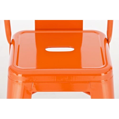 Lot De 2 Tabourets De Bar Mason Orange