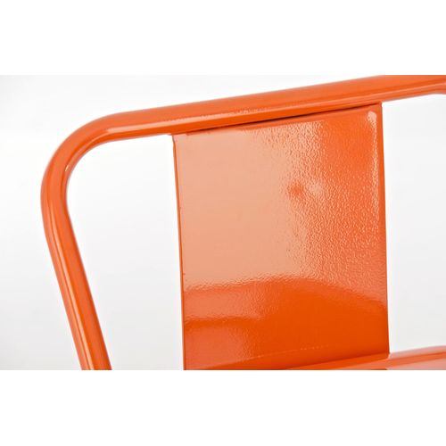 Lot De 2 Tabourets De Bar Mason Orange